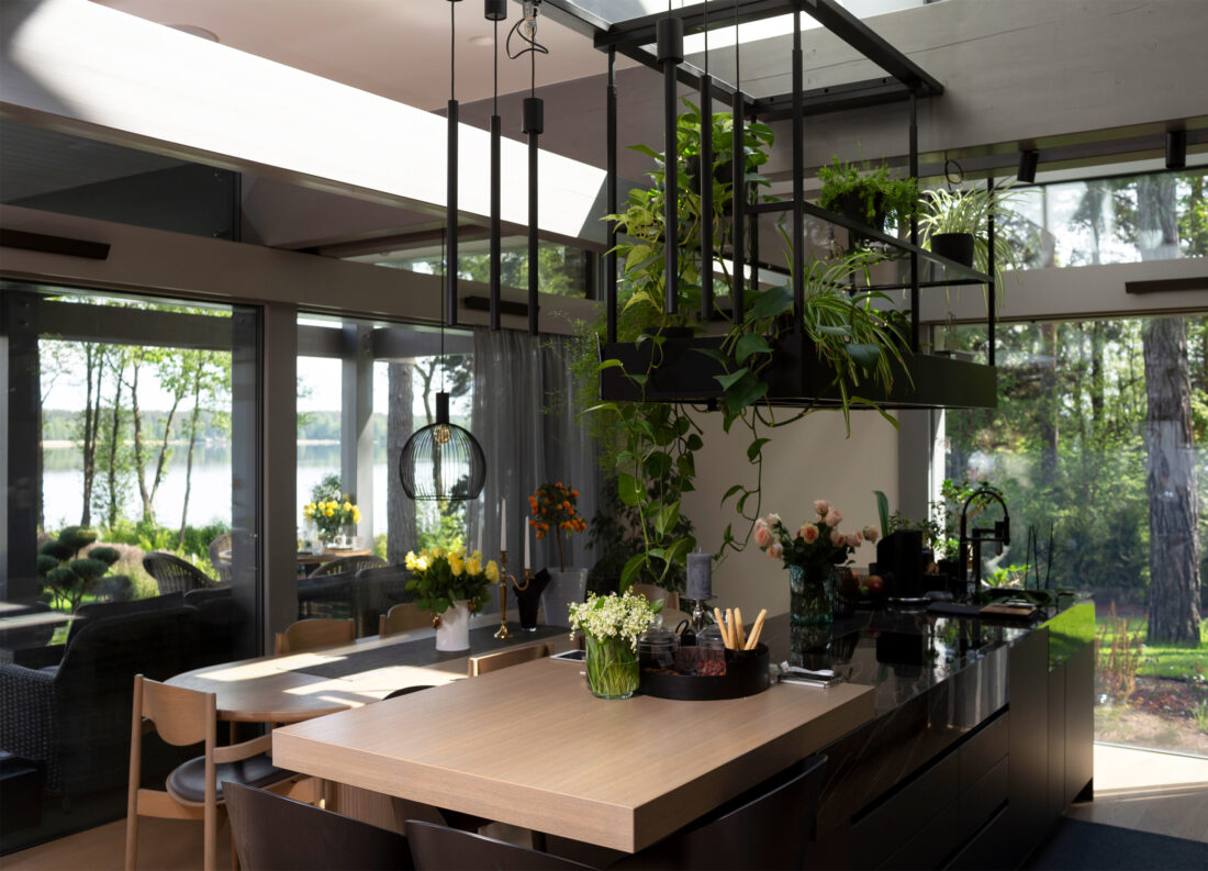 Family house by the lake, architecture, interior desing
