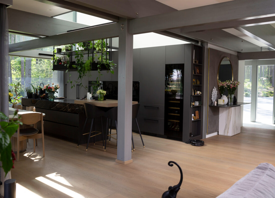 Family house by the lake, architecture, interior desing