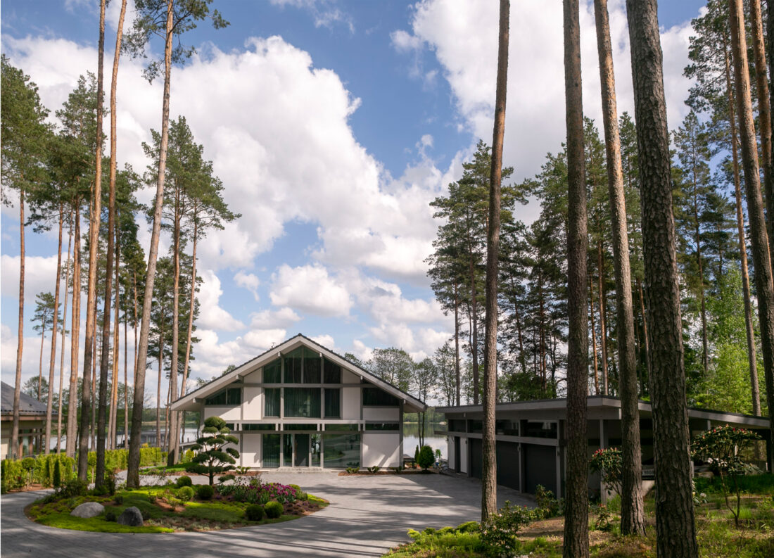 Family house by the lake, architecture, interior desing